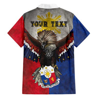 Custom Philippines World Champion Boxing Hawaiian Shirt Eagle-Grunge Design LT03 - Polynesian Pride