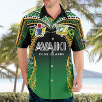 Custom Cook Islands Rugby League Hawaiian Shirt Avaiki Tatau Tribal Motifs Black Color - Polynesian Pride