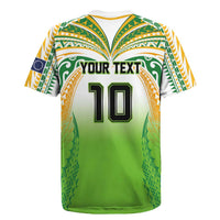 Custom Cook Islands Rugby League Rugby Jersey Avaiki Tatau Tribal Motifs White Color - Polynesian Pride