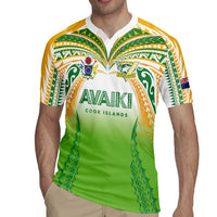 Custom Cook Islands Rugby League Rugby Jersey Avaiki Tatau Tribal Motifs White Color - Polynesian Pride