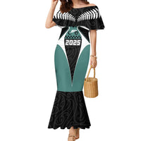 Custom New Zealand Bicycle 2025 Family Matching Mermaid Dress and Hawaiian Shirt