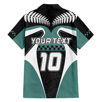 Custom New Zealand Bicycle 2025 Family Matching Off Shoulder Short Dress and Hawaiian Shirt