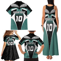 Custom New Zealand Bicycle 2025 Family Matching Tank Maxi Dress and Hawaiian Shirt