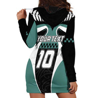 Custom New Zealand Bicycle 2025 Hoodie Dress LT03 - Polynesian Pride