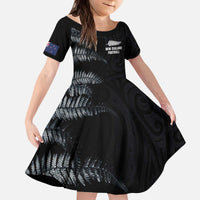 Custom New Zealand Football-Towards World Cup 2026 Kid Short Sleeve Dress