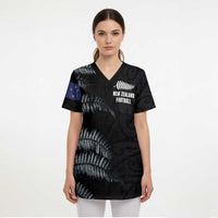 Custom New Zealand Football-Towards World Cup 2026 Scrub Top - Polynesian Pride