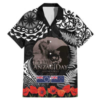 New Zealand and Cook Islands ANZAC Day Family Matching Mermaid Dress and Hawaiian Shirt Gallipoli Lest We Forget Tatau Art Tribal and Maori Tattoo with Fern