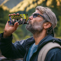 New Zealand and Cook Islands Together 4 in 1 Can Cooler Tumbler Tatau Art Tribal Pattern-Maori Tattoo with Fern and Paua Shell