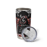 Aotearoa Toitu Te Tiriti-Maori Taniwha Tumbler Cup Toitu Te Whenua Toitu Te Reo Maori