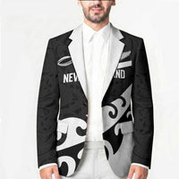 Custom NZ Rugby Blazer Koru and Silver Fern Sporty Style