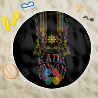 Philippines Kadayawan Festival Beach Blanket Polynesian Tribal Art Barong Style