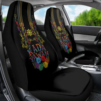 Philippines Kadayawan Festival Car Seat Cover Polynesian Tribal Art Barong Style