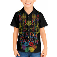 Philippines Kadayawan Festival Hawaiian Shirt Polynesian Tribal Art Barong Style LT03 - Polynesian Pride
