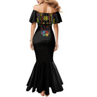 Philippines Kadayawan Festival Mermaid Dress Polynesian Tribal Art Barong Style