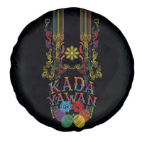 Philippines Kadayawan Festival Spare Tire Cover Polynesian Tribal Art Barong Style