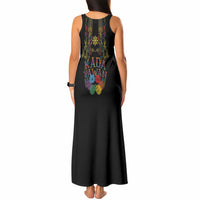 Philippines Kadayawan Festival Tank Maxi Dress Polynesian Tribal Art Barong Style LT03 - Polynesian Pride