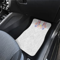 Philippines Barong Style Car Mats Polynesian Kakau Art Tattoos with Tribal Filipino Sun