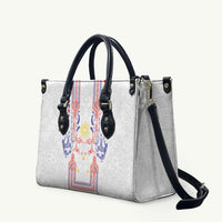 Philippines Barong Style Leather Bag Polynesian Kakau Art Tattoos with Tribal Filipino Sun