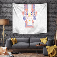 Philippines Barong Style Tapestry Polynesian Kakau Art Tattoos with Tribal Filipino Sun