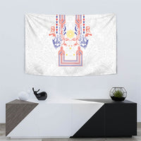 Philippines Barong Style Tapestry Polynesian Kakau Art Tattoos with Tribal Filipino Sun