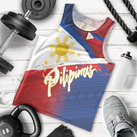 Philippines Basketball Custom Men Tank Top Pilipinas Tribal Pattern