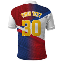 Philippines Basketball Custom Polo Shirt Pilipinas Tribal Pattern