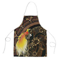 Papua New Guinea and Indonesia Batik Apron Bird of Paradise with Tribal Batik Patterns