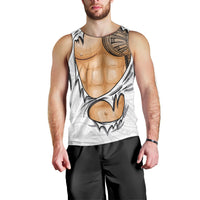 Samoan Tatau Men Tank Top Tattoo Reveal Effect
