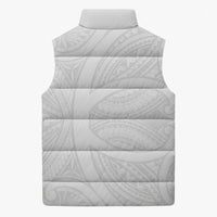 Hawaiian Kakau Sleeveless Puffer Jacket Aquaman Tattoo Reveal Effect