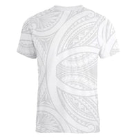 Hawaiian Kakau Women V-Neck T-Shirt Aquaman Tattoo Reveal Effect