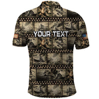 Pearl Harbor Remembrance Day Personalized Polo Shirt Memories of December 7 with Red Poppy Lei - Polynesian Pride