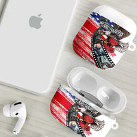 Pearl Harbor Remembrance Day AirPods Case Lest We Forget - The Bald Eagle Remembers - Polynesian Pride
