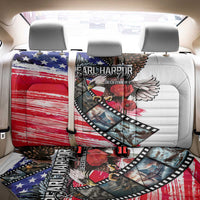 Pearl Harbor Remembrance Day Back Car Seat Cover Lest We Forget - The Bald Eagle Remembers LT03 - Polynesian Pride