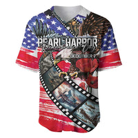 Pearl Harbor Remembrance Day Personalized Baseball Jersey Lest We Forget - The Bald Eagle Remembers - Polynesian Pride