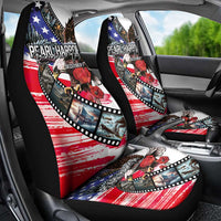 Pearl Harbor Remembrance Day Car Seat Cover Lest We Forget - The Bald Eagle Remembers LT03 - Polynesian Pride