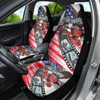 Pearl Harbor Remembrance Day Car Seat Cover Lest We Forget - The Bald Eagle Remembers LT03 - Polynesian Pride