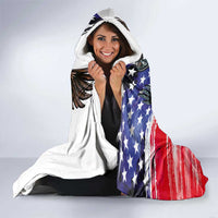Pearl Harbor Remembrance Day Hooded Blanket Lest We Forget - The Bald Eagle Remembers - Polynesian Pride