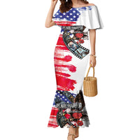 Pearl Harbor Remembrance Day Personalized Mermaid Dress Lest We Forget - The Bald Eagle Remembers - Polynesian Pride