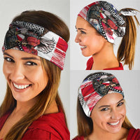 Pearl Harbor Remembrance Day Neck Gaiter Lest We Forget - The Bald Eagle Remembers - Polynesian Pride