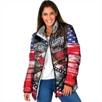 Pearl Harbor Remembrance Day Personalized Padded Jacket Lest We Forget - The Bald Eagle Remembers - Polynesian Pride