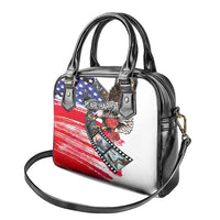 Pearl Harbor Remembrance Day Shoulder Handbag Lest We Forget - The Bald Eagle Remembers - Polynesian Pride