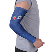 Custom Samoa Rugby Arm Sleeves Tatau Tribal Motifs Sporty Style - Polynesian Pride