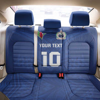 Custom Samoa Rugby Back Car Seat Cover Tatau Tribal Motifs Sporty Style - Polynesian Pride