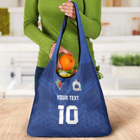 Custom Samoa Rugby Grocery Bag Tatau Tribal Motifs Sporty Style - Polynesian Pride