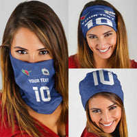 Custom Samoa Rugby Neck Gaiter Tatau Tribal Motifs Sporty Style - Polynesian Pride