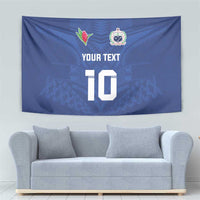 Custom Samoa Rugby Tapestry Tatau Tribal Motifs Sporty Style - Polynesian Pride