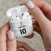 Custom Fiji Rugby AirPods Case Tapa Tribal Motifs Sporty Style - Polynesian Pride