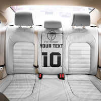 Custom Fiji Rugby Back Car Seat Cover Tapa Tribal Motifs Sporty Style - Polynesian Pride