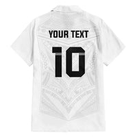 Custom Fiji Rugby Family Matching Off Shoulder Maxi Dress and Hawaiian Shirt Tapa Tribal Motifs Sporty Style - Polynesian Pride