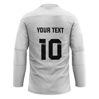 Custom Fiji Rugby Hockey Jersey Tapa Tribal Motifs Sporty Style - Polynesian Pride